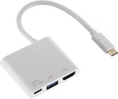 Hama 3in1-USB-C-multiport-adapter voor USB 3.1,HDMI™ en USB-C (gegevens + power)