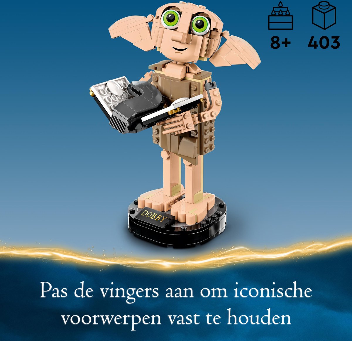 LEGO Harry Potter Dobby de Huis-elf Figuur Set - 76421 — afbeelding 3