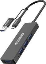 Sitecom - Usb-C hub - Usb hub - Usb-C & Usb naar 4 USB 3.1 poorten - 5Gbps en 4.5W power