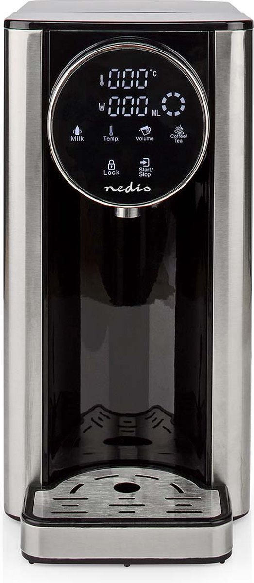 Nedis Heet Water Dispenser - 2600 W - 27 l - Aluminium / Zwart