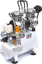 HBM 6 Liter Professionele Low Noise Compressor