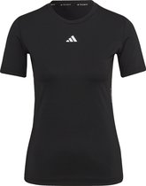 adidas Performance Techfit Training T-shirt - Dames - Zwart- 2XS