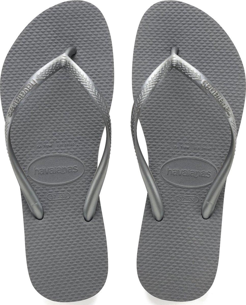 Havaianas SLIM - Grijs - Maat 37/38 - Dames Slippers - Havaianas