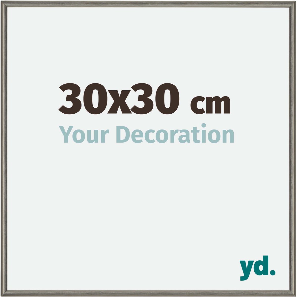 yd. Your Decoration - Fotolijst 30x30 cm - Aluminium - Mercury Structuur - New York