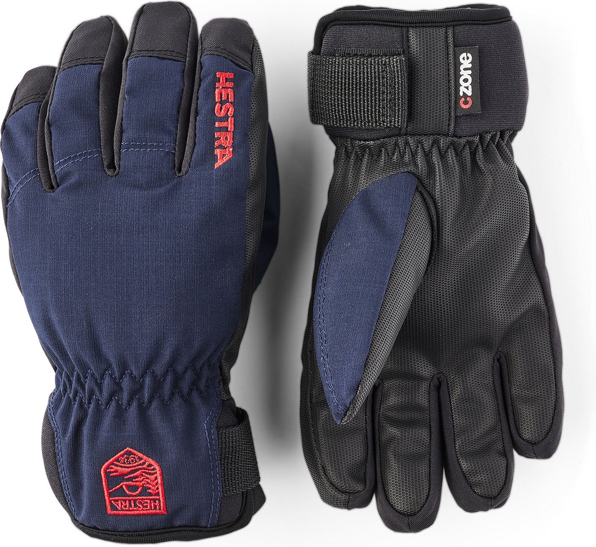 Hestra Ferox Primaloft Jr. - 5 finger - 280 navy - Wintersport - Wintersportkleding - Handschoenen
