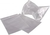 Kortpack - Gripsealzakken 250mm lang x 350mm breed - 90 micron - Transparant - Hersluitbare plastic zakjes - Stripzakken - (045.0206) (045.0208)