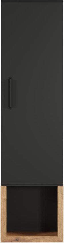 Adventa: Kast voor afvalscheiding van kunststof, eenvoudig te monteren, modulair systeem, geschikt voor vuilniszakken van 80 tot 110 l, robuust, voor binnen en buiten, 34 x 38 x 87 cm