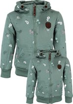 S&C Cardigan mother and me Bloem green Kids & Child Filles Green - Taille : 158/164