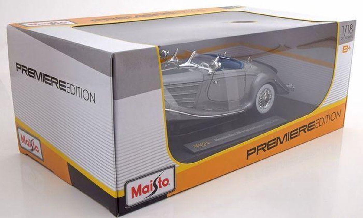 Modelauto Mercedes 500K Special Roadster 1:18 - speelgoed auto schaalmodel — afbeelding 4
