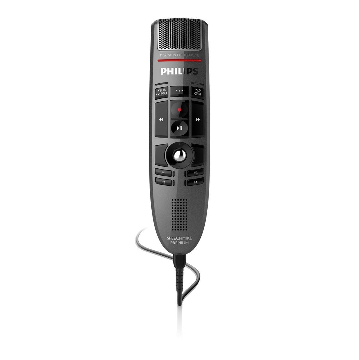Afbeelding 2 van Philips SpeechMike Premium LFH3600 - Dicteermicrofoon - Mouse-track-ball - Streepjescodescanner - Druktoetsen - Antibacteriele behuizing - USB A kabel - Metallic