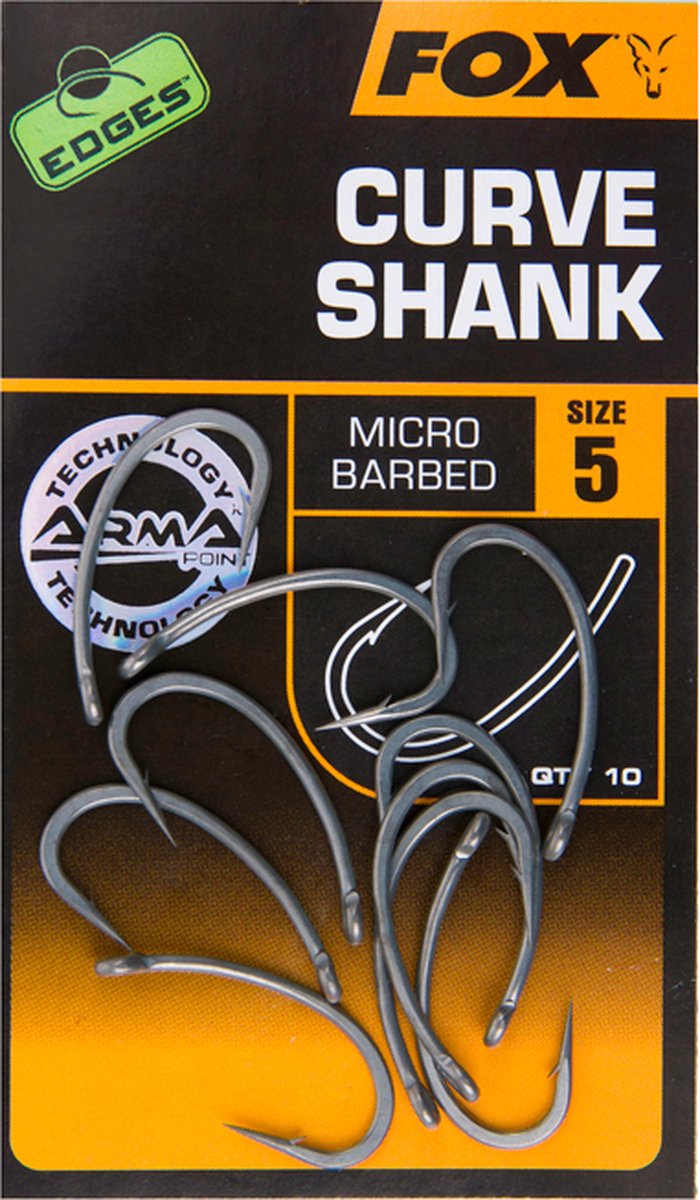 Fox EDGES Curve Medium - maat 8B Barbless van Fox — afbeelding 2