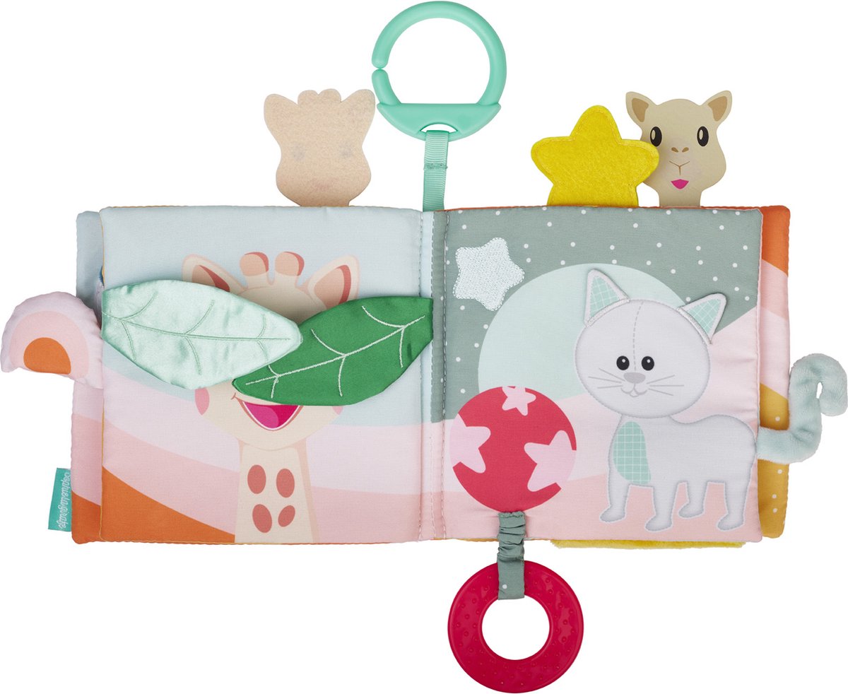Sophie de giraf Ontdekboekje - Babyboekje - Baby boek - Baby speelgoed - Kraamcadeau - Babyshower cadeau - Vanaf 3 maanden - 26x25x4 cm — afbeelding 10