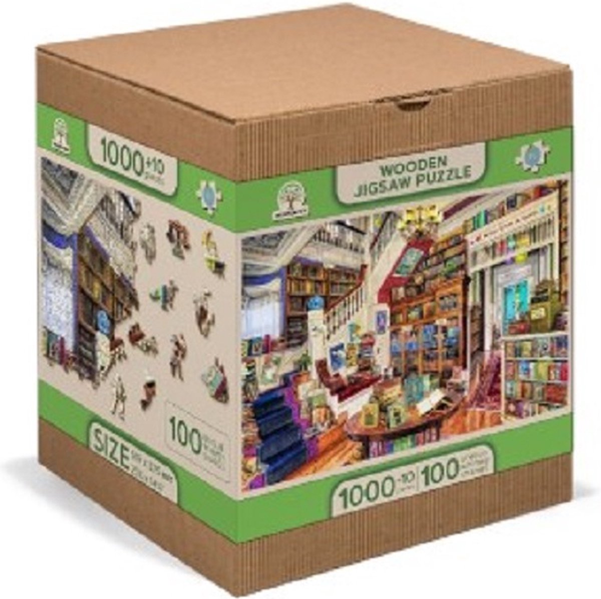 Wooden City Wish Upon a Bookshop (1010)