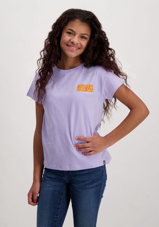 Cars Jeans T-shirt Fajah Jr. - Meisjes - Lila - (maat: 116)