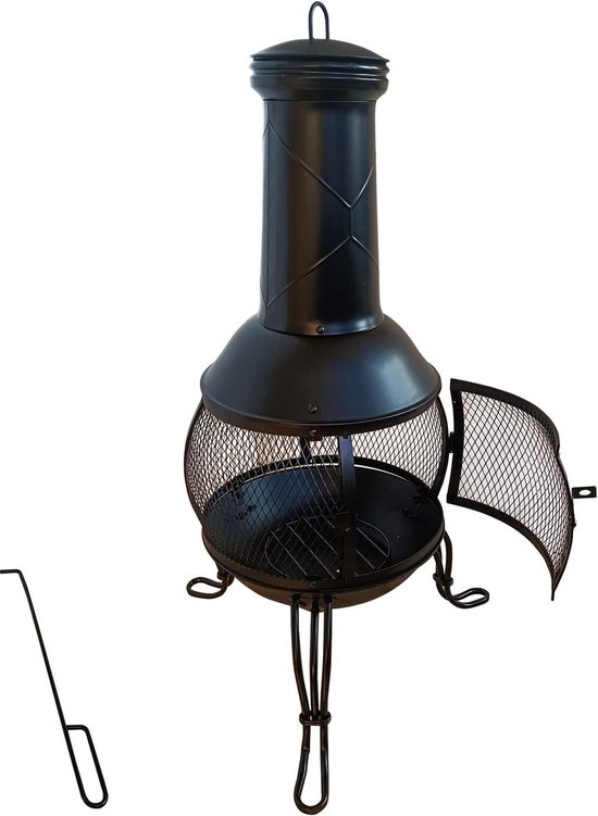 VOUNOT Vuurschaal Voor Buiten, 60 Cm, Met Pookker Houtskoolverwarming Vuurschaal Gietijzer Verwarming In De Tuin 750577218 VOUNOT Vuurschaal Voor Buiten, 60 Cm, Met Pookker Houtskoolverwarming Vuurschaal Gietijzer Verwarming In De Tuin 750577218