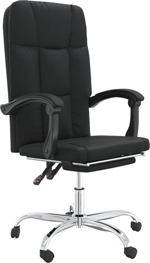 vidaXL-Kantoorstoel-verstelbaar-kunstleer-zwart