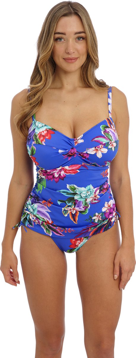 Fantasie HALKIDIKI UW TWIST FRONT TANKINI Dames Bikinitopje - Ultramarine - Maat 80D (EU) — afbeelding 2