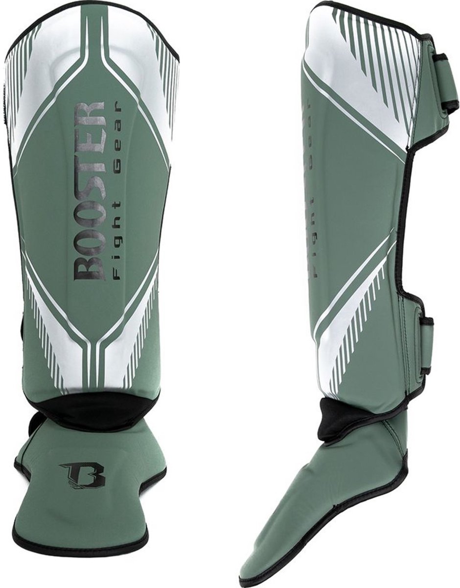 Booster Kickboks Scheenbeschermers Bangkok Series 3 Groen M = Scheenbeen Lengte 35 cm