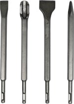 Benson Beitelset SDS Plus - 4 delig - Voor steen, tegels en beton - Hoogwaardig staal