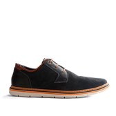 Travelin Kempston Suède - Sportieve casual herenschoen - Blauw - Maat 44