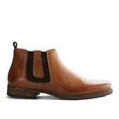 Travelin London Chelsea - Nette Leren Chelsea Boots - Heren - Cognac - Maat 41