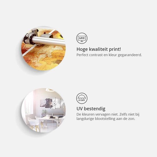 Peinture - Golden Storm, 5 panneaux