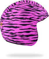TOF SKIN - Tiger Pink - losse Skin - LET OP: Past alleen op een TOF BASE HELM (Scooter helm - Brommer helm - Motor helm - Jethelm - Fashionhelm - Retro helm)
