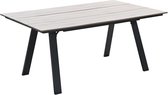 Table de jardin Nevada 240 x 100 cm. - Polywood carbone/ teak clair
