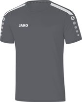 JAKO Shirt Power Korte Mouw Grijs Maat 3XL