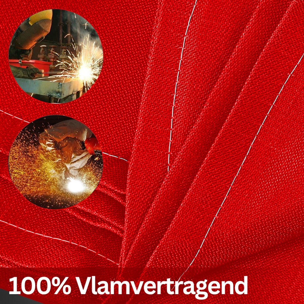Lasdeken 8 x 10 Lasapparaat Lasaccessoires Hittebeschermende Stof Wit | NL