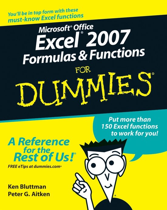 Microsoft Office Excel 2007 Formulas And Functions For Dummi - cover