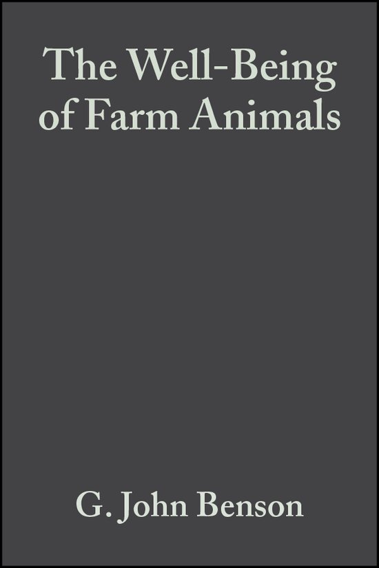 The Well-Being of Farm Animals - cover