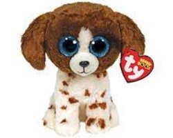 foto van Ty - Knuffel - Beanie Boos - Muddles Dog - 15cm