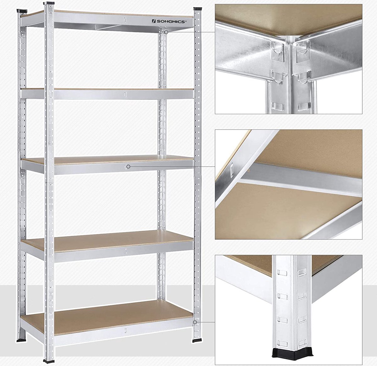 Shelfplaza HOME 180x45x45 Cm Étagère Charges Lourde En Anthracite Avec 5 Etageres Et Une Capacite De Charge De 175 Kg Par Etagere 97288763 Shelfplaza HOME 180x45x45 Cm Étagère Charges Lourde En Anthracite Avec 5 Etageres Et Une Capacite De Charge De 175 Kg Par Etagere 97288763