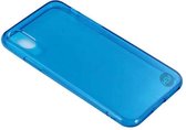 iPhone X/XS siliconenhoesje blauw siliconenhoesje / Siliconen Gel TPU / Back Cover / Hoesje Iphone X/XS blauw doorzichtig