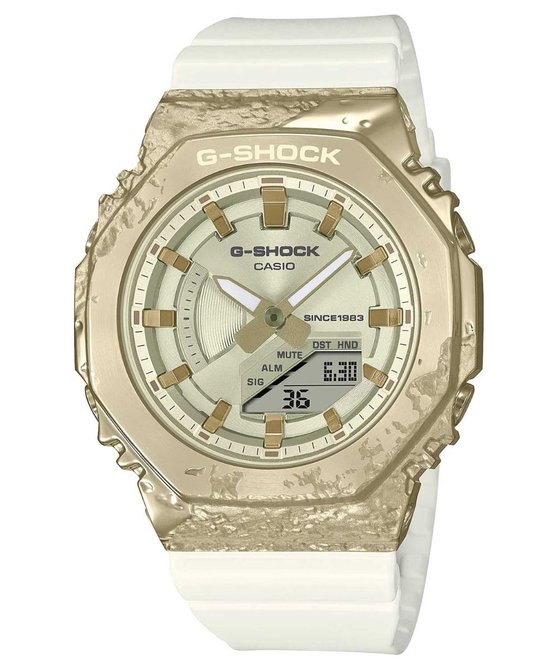Casio GM-S2100PG-1A4ER Orologio Donna – Analogico-Digitale Con Cassa Rosa Oro – 40 Mm, Impermeabile 200m
