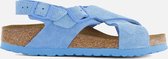 Birkenstock Tulum Sandalen blauw Suede - Dames - Maat 38