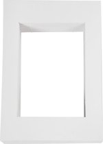 Passepartout lijsten, afm 19,8x28 cm, 500 gr, wit, 100 stuk/ 1 doos