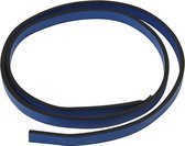 Band van Imitatie Leer, B: 10 mm, dikte 3 mm, blauw, 1 m/ 1 doos