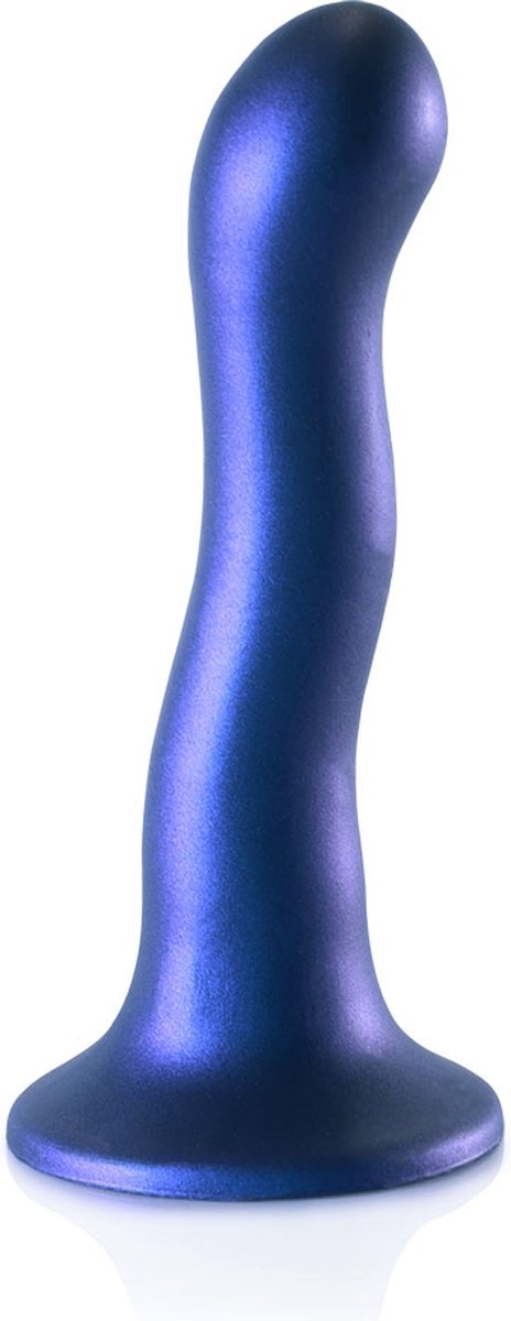 Goedkoopste Ultra Soft Silicone Curvy G-Spot Dildo - 7'' / 17 cm