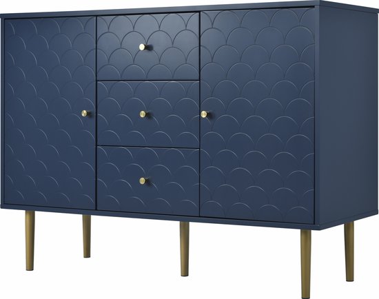 Merax Commode met deuren, laden, open opbergvakken, moderne highboard Merax Commode met deuren, laden, open opbergvakken, moderne highboard