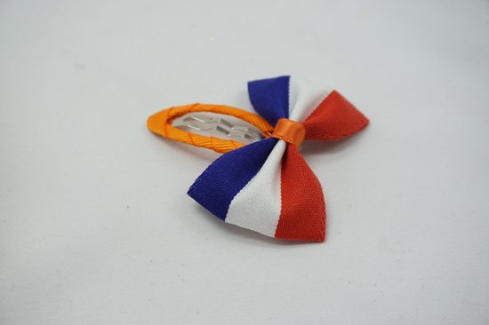 Hair Bow King's Day - Oranje - NLflag - Épingle à cheveux - Noeuds et fleurs