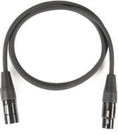 lightmaXX Ultra Series 3-Pin DMX Cable 1m (Black) - DMX-kabel