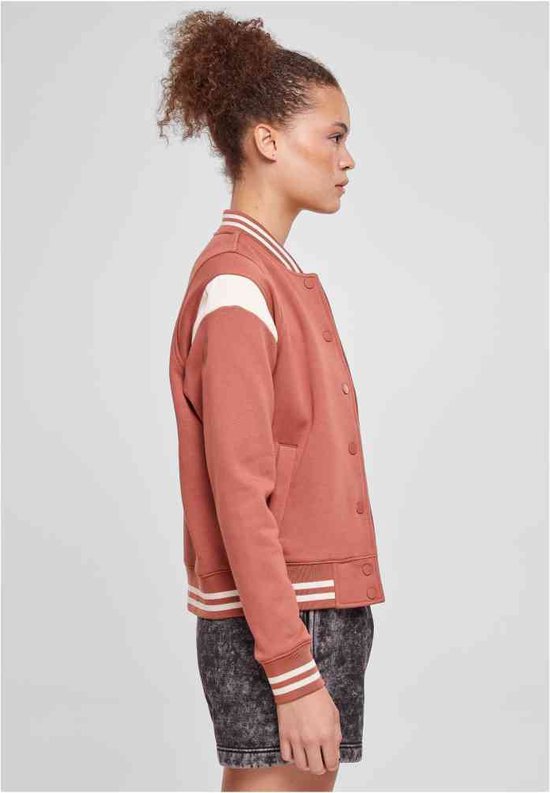 Urban Classics - Inset Sweat College jacket - XS - Oranje