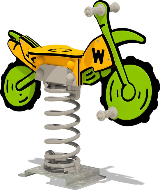 WICKEY Wipkip Wickey PRO "Crossey" motor voor de tuin met Bodemplaat