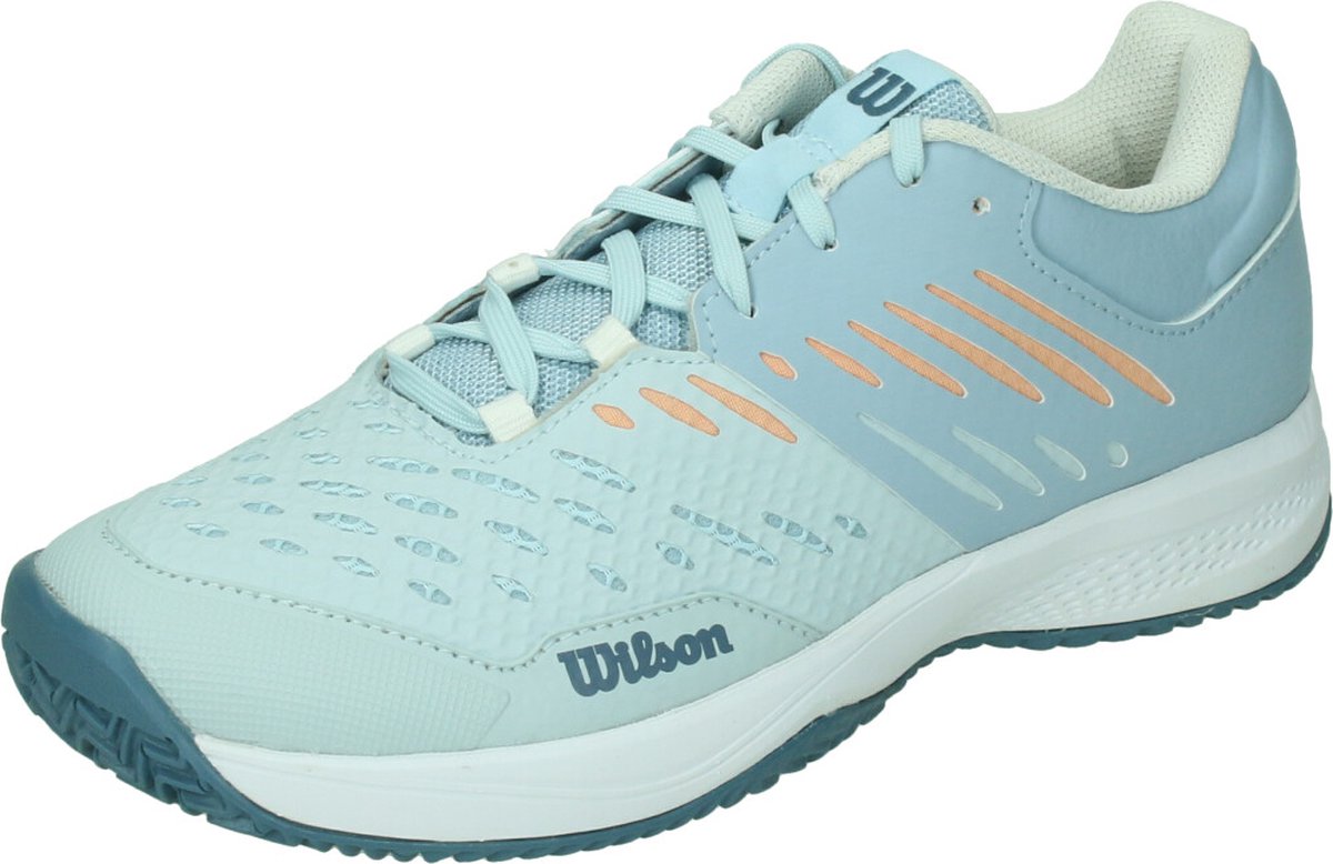 Wilson Kaos Comp 3.0 Dames Sportschoenen Tennis Smashcourt Light Blue White