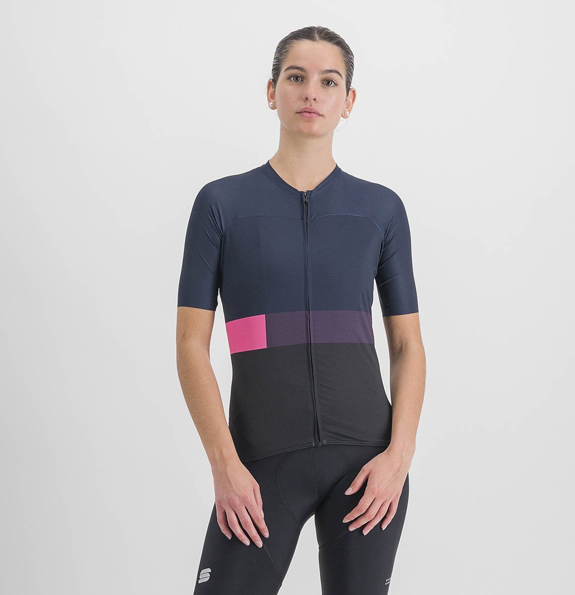 Sportful Snap W Jrs - Black Galaxy Blue