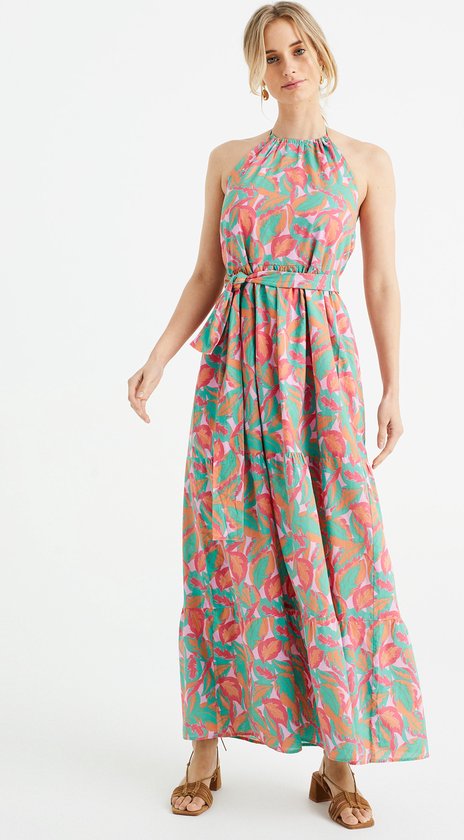 WE Fashion Dames maxi-jurk