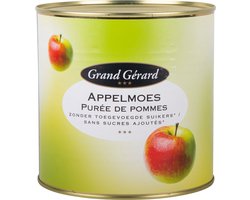 Grand Gérard Appelmoes zonder toegevoegde suiker - Blik 2,6 kilo