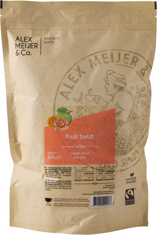 Alex Meijer Thee los fruit twist, FT - Zak 400 gram